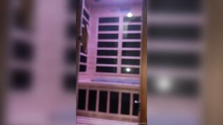 Ambie Bambi Rubs Her Pussy In The Sauna OnlyFans