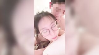 ※最新身バレ※極上可愛い眼鏡っ娘！20歳の東京のある大学の女子大生セックスのゴム無しハメ撮り（完全版無修正） jvip 05