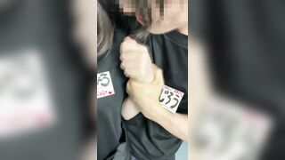 【流出】東京都T区新規参入の焼肉居※屋／潮吹きしまくりの清楚J○バイト／過激な上下責めで顔射と中出し jvip