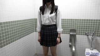 夏盛り女子○生【46】清楚系女子○生ちゃんがオッパイ＆マンコ御開帳のM字開脚～バックで突かれて喘ぐ声がエロ過ぎｗ jvip