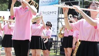 超貴重映像！はき忘れや食い込みがすごいマーチングバンド jvip