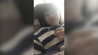 《エロイプ》小説家志望のマジメ処女系文学部JDが、早朝から寝起きのビデオ通話でオナニー。《無修正》 jvip