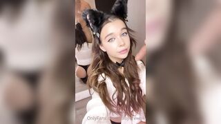 Kitty DaisyDrewuk Slurping A Long Uncut Dick OnlyFans
