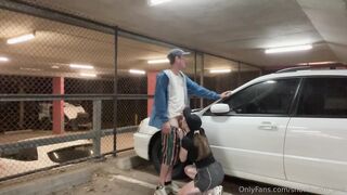 SnowBunni_bne Gives Head In A Parking Lot OnlyFans