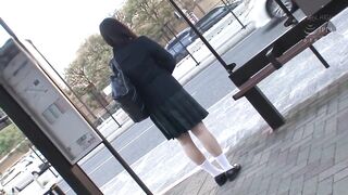 NHDTB-404 Busty schoolgirl gets her breasts fondled from behind through her uniform on a crowded bus, making her writhe and feel pleasure 10 Reducing Mosaic JAV
