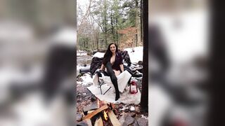 Abby Opel Nude Campfire Masturbation OnlyFans Video Leaked - Leak