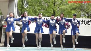 もはやブルマの意味がないほど純白パンティがはみ出る美少女 voyeur jp