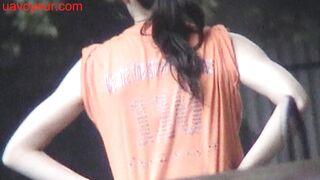 バレー部J●たちが雨の公園で生着替え voyeur jp 01-280426