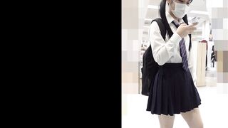 【再販】パイパン美少女スク水試着中の無防備な姿じっくり盗撮♡ voyeur jp 01-280426