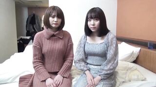 【無修正】３P解禁！！友達同士で３Pしちゃいました。むっちり巨乳ちゃん２人組との３Pセックス　レビュー特典あり jvip