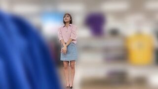 〔非コンプラ動画㉟〕アパレルスタッフ集団痴カン※□ウ●レ□△越×（ボブヘア、身長165cm前後、デニムミニスカート） jvip
