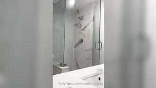 Camilla Araujo Nude Shower Masturbation OnlyFans Video Leaked - Leak
