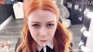 Alyson Hannigan becomes wet when she sees how guy cums from her blowjob face swap WPOP ALLPOP