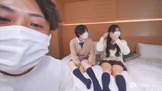 【1部＆2部セット】5 1配信・激かわ美女2人との3P絡み中出しSEX・神回ライブチャット(高画質) jvip 4