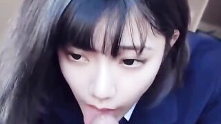 코스플레이어 스쿨걸 연예인급 미녀 펠라치오섹스 korean porn vip