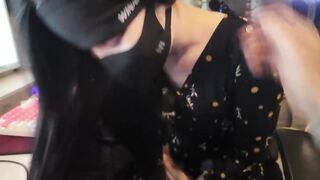 (한국야동) 피씨방에 출몰해서 사까시 받고 자위하고 돌아다니는 민폐커플 korean porn vip