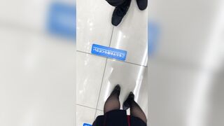 『超美人CA』最高傑作赤ラインの顔偏差値100レベルのCAを逆さ撮り！！　4K高画質 voyeur jp 01-130526