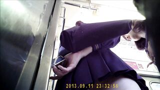 女子高生パンチラ-極ミニセーラー通学6-2 voyeur jp 01-130526