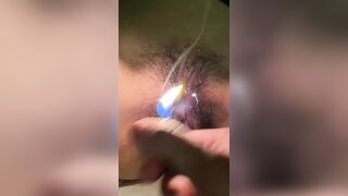 (한국야동) 보지털 라이터로 태우기 korean porn vip