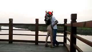 (한국야동) 국내 야외 저수지 야섹커플 korean porn vip