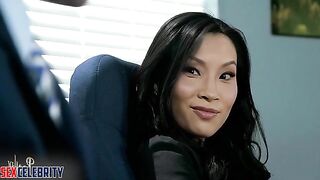 Lustful secretary was used by her handsome young boss, Lucy Liu 劉玉玲 網紅 ai WPOP ALLPOP