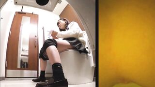 digi-tentsトイレでもりもりウンコするアイドル顔の制服美少女を絶妙アングル盗 voyeur jp 160526 02