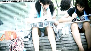 アイドル予備軍 可愛いJ○達の宿題 voyeur jp 160526