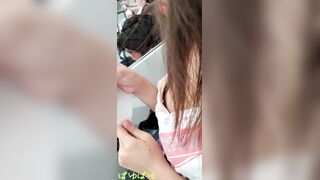 [胸チラ]夏休み女子の幼き乳首[顔有] voyeur jp 160526
