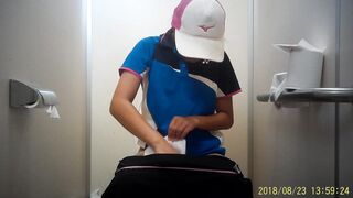 新Tennis② ４名収録！インパクトの強いキャラパンツ(^o^)／パンツ食い込み娘も(^^♪ voyeur jp 160526 04