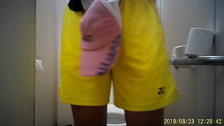 新Tennis⑱ ４名収録！パイパン娘ちゃん登場！きれいなスジスジ丸見えです( ;∀;) voyeur jp 160526 05