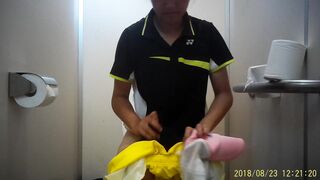 新Tennis⑱ ４名収録！パイパン娘ちゃん登場！きれいなスジスジ丸見えです( ;∀;) voyeur jp 160526 06