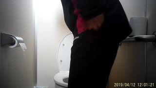 てにすくらぶ⑪ ３名登場！そんなに脚を広げて拭かなくても・・( ;∀;)丸見えですね( ;∀;) voyeur jp 160526 04