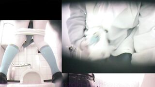エグすぎオシッコうんこ生理【てくの塾トイレ盗撮K1016T】綾那ちゃんオシッコ2回うんこ1回 voyeur jp 160526