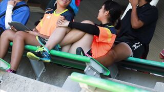 ★大股開きなTennisガールの弾けるふともも voyeur jp 160526