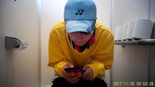 Tennis㊳ ４名収録！あぁ恥ずかしい・・( ;∀;)鼻ほじって食べちゃってます(ﾟДﾟ;) voyeur jp 170526 10