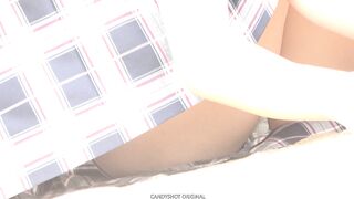 4K→FHD久々の自信作！『制服ちゃんの綿〇がずーっと見えっぱなし！』 voyeur jp 170526