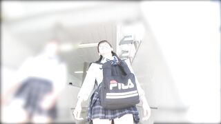 末まで限定割【i luv jk】歩きながらフロントって見えるん？！ voyeur jp 170526