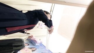 【下着SHOP】試着室に偽造小型カメラを仕掛けブラ試着盗撮 voyeur jp 170526