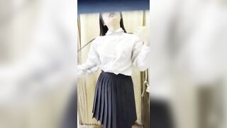 ②JK2人とシャワー浴びたら1人がオ○ニーし始めた voyeur jp 170526