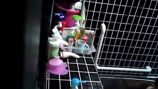 お風呂に入る姿を撮られる女の子 voyeur jp 170526 01