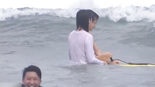 海水浴場ノーブラ乳首丸見え voyeur jp 170526