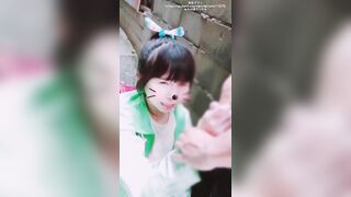 雨ガッパ女児連れ込み路上フェラ【雨ニモマケズ！】 voyeur jp 170526