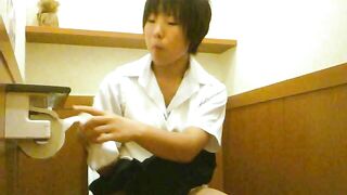 【特選JK5名】カメラにむかっておまんこくぱぁ♥おしっこからナプキン交換まで見せてくれるJK達 voyeur jp 170526