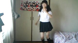 JKコスでパンチラダンス配信 voyeur jp 180526