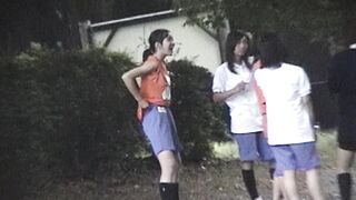 雨の公園で生着替え★バレー部Ｊ●ちゃん voyeur jp 180526
