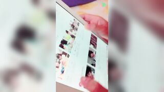 可愛いジェーエスのラインライブで胸ちら voyeur jp 180526