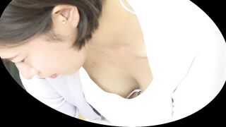 胸チラだらけ-とあるベビマ教室の様子vol-12新規込み４名-ブラからはみ出したママの乳首 voyeur jp 01-190526