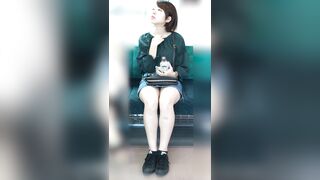 5-26まで顔出し-縞pデニミニから豪快に見せまくり激カワjd voyeur jp 01-190526