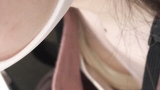 胸ちら-乳首-会社内-大卒2年目の事務女の子-丸見え voyeur jp 01-190526
